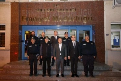Bilecik Valisi Faik Oktay S&ouml;zer, emniyet &ccedil;alışmalarını yerinde inceledi