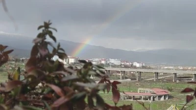 Bing&ouml;l&rsquo;de G&ouml;kkuşağı G&ouml;rsel Ş&ouml;len Oluşturdu