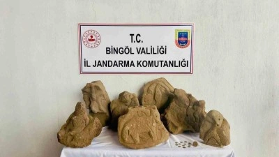 Bingöl’de jandarma ekipleri eski eser ele geçirdi