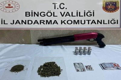 Bingöl'de Uyuşturucu ve Ruhsatsız Silah Operasyonu