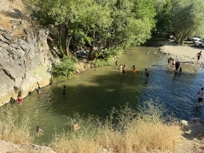 Bırkleyn Mağaraları sıcaklardan kaçanların yeni rotası oldu