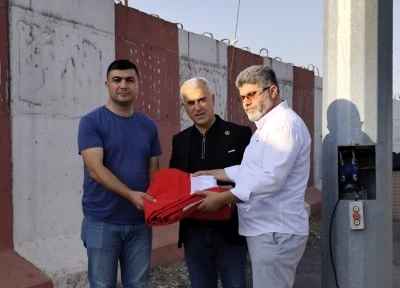 Bismil'de Büyük Birlik Partisi'nden Sinan Karakolu'na Anlamlı Hediye