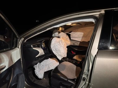 Bismil’de Otomobil Domuza Çarptı: 2 Kişi Yaralandı