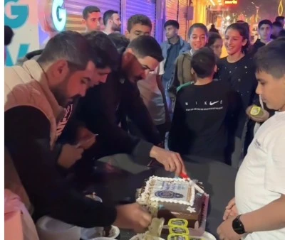 Bismil'de Polisler İçin Sürpriz Kutlama