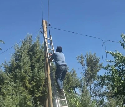 Bismil&rsquo;de Tehlike Sa&ccedil;an Telekom Direkleri İ&ccedil;in Hızlı M&uuml;dahale