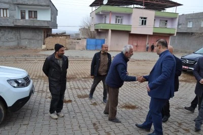 Bismil Kaymakamı Hasar, Göksu Mahallesinde Vatandaşlarla Buluştu