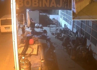 Bobinaj dükkanından 350 bin liralık hırsızlık