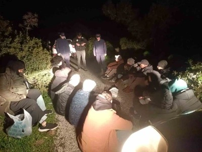 Bodrum’da 17 düzensiz göçmen yakalandı