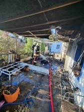 Bodrum&rsquo;da bir evde yangın &ccedil;ıktı