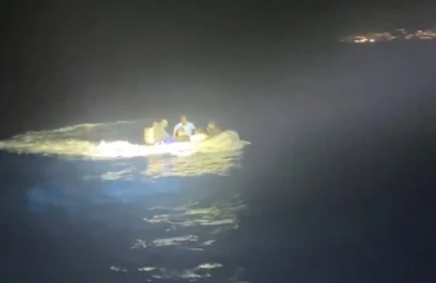 Bodrum&rsquo;da lastik botta 6 d&uuml;zensiz g&ouml;&ccedil;men yakalandı
