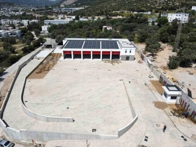 O ilimize yeni itfaiye binası yapıldı