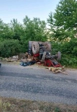 Bolu'da Traktör Kazası: 1 Ölü, 2 Yaralı