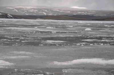 Burası buzullar değil, Nisan ayında Kars