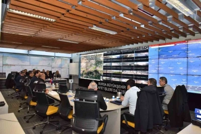 Bursa&rsquo;da kışa hazırlık tatbikatı