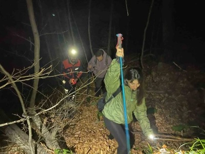 Bursa’da Saitabat Şelalesi’nde kaybolan iki kişi kurtarıldı