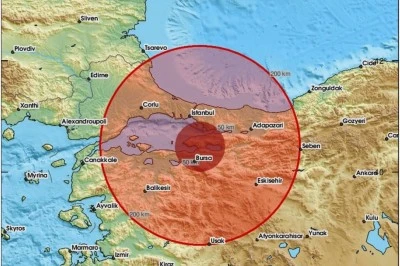 Bursa'daki deprem komşu İstanbul'u salladı