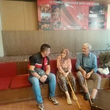 Yangın sonrası vatandaşlara psikolojik destek