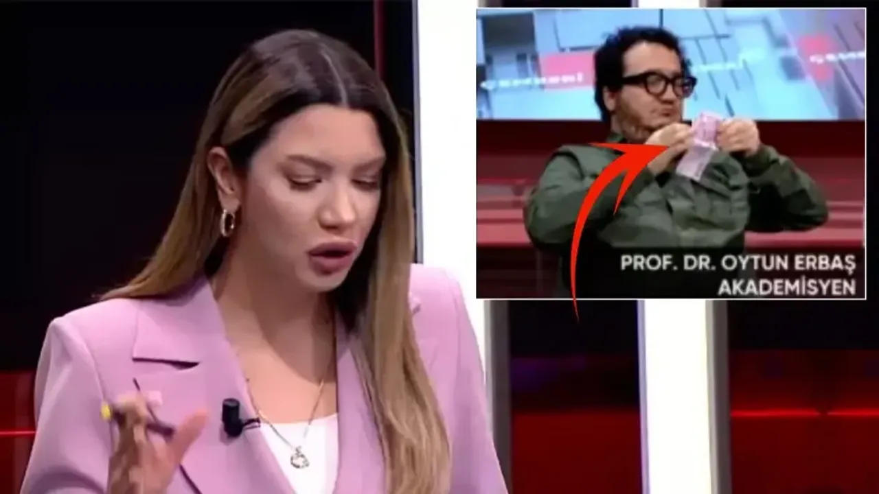 Canlı yayında şoke eden an... Oytun Erbaş cebinden &ccedil;ıkarıp saymaya başladı