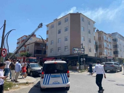 Çatı katında kaynak yapılması yangına sebep oldu