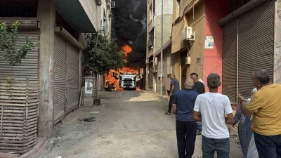 &Ccedil;ay i&ccedil;meye giden ASKİ ekiplerinin vidanj&ouml;r&uuml; yandı, mahalleli canını zor kurtardı