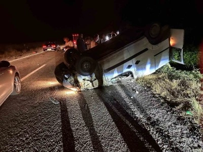 Takla atan otomobilde 1 kişi yaralandı