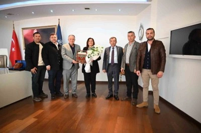 Çerçioğlu belediye başkanlarını ağırladı