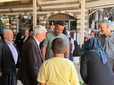 &Ccedil;ermik Belediye Başkanı Karamehmetoğlu Vatandaşlarla Buluştu