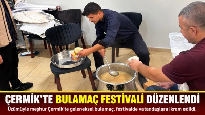 &Ccedil;ermik&rsquo;te bulama&ccedil; geleneği festivalle yaşatıldı