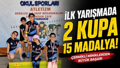 &Ccedil;ermikli Minikler İlk Yarışmada Zirveye Koştu