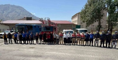 Cezaevinde deprem ve yangın tatbikatı