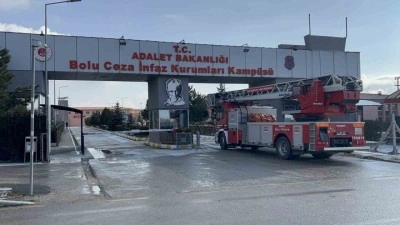 Cezaevinde yangın tatbikatı paniğe sebep oldu