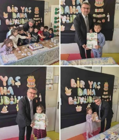 &Ccedil;ifteler&rsquo;de miniklerin Bir Yaş Daha B&uuml;y&uuml;d&uuml;m heyecanı