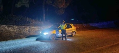 Jandarma Ekiplerinden Gece Yarısı 'Şok' Uygulaması