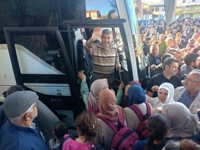 &Ccedil;ineli umreciler kutsal topraklara uğurlandı