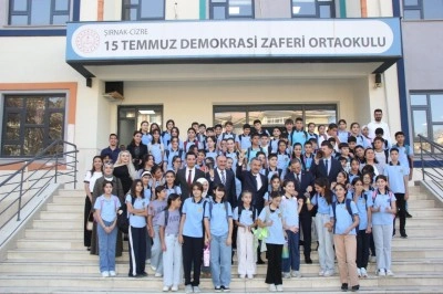 Cizre’de ilk ders zili çaldı