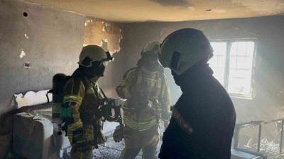 &Ccedil;ocuklar sobayı devirdi, facianın eşiğinden d&ouml;n&uuml;ld&uuml;