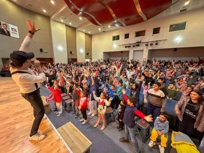 Çocuklar tatil boyunca eğlenceye doydu