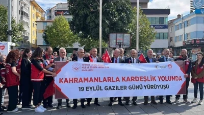 &Ccedil;orum&rsquo;da Gaziler G&uuml;n&uuml;&rsquo;nde y&uuml;r&uuml;y&uuml;ş d&uuml;zenlendi