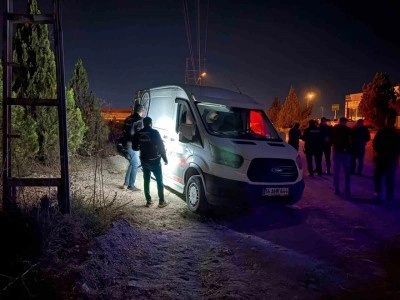 Şahsın başına saçma isabet etti