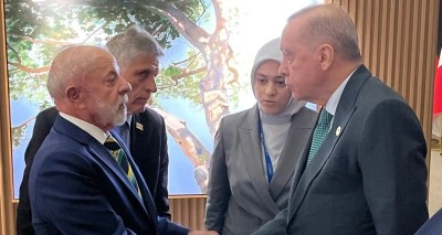 Cumhurbaşkanı Erdoğan, Brezilya Devlet Başkanı Silva ile g&ouml;r&uuml;şt&uuml;