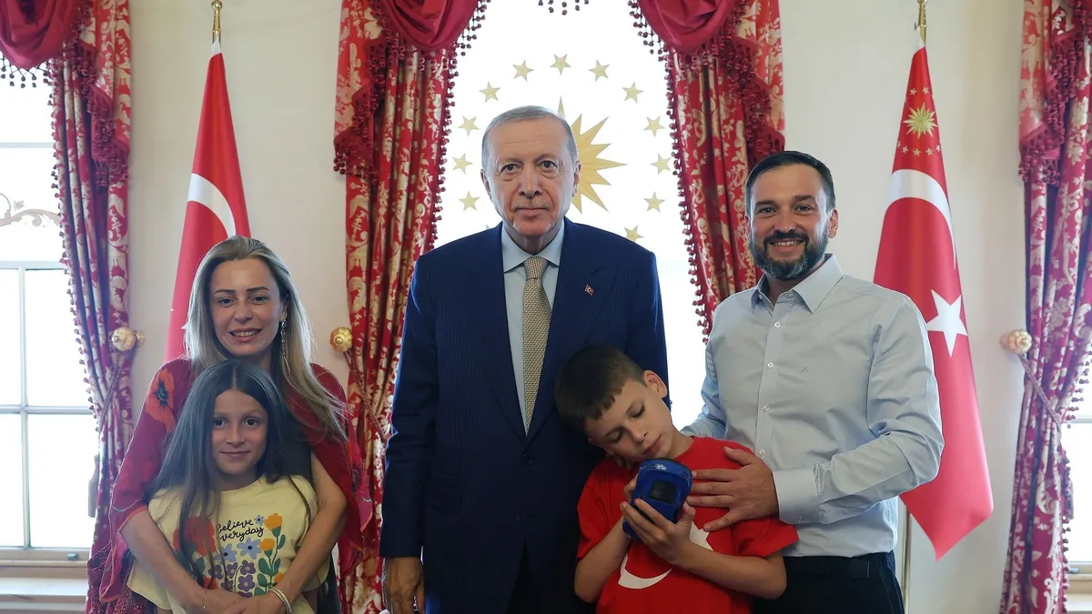 Cumhurbaşkanı Erdoğan'dan anlamlı kabul