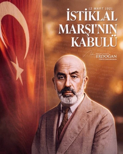 Cumhurbaşkanı Erdoğan&rsquo;dan İstiklal Marşı&rsquo;nın Kabul&uuml;n&uuml;n 105. Yılı Mesajı