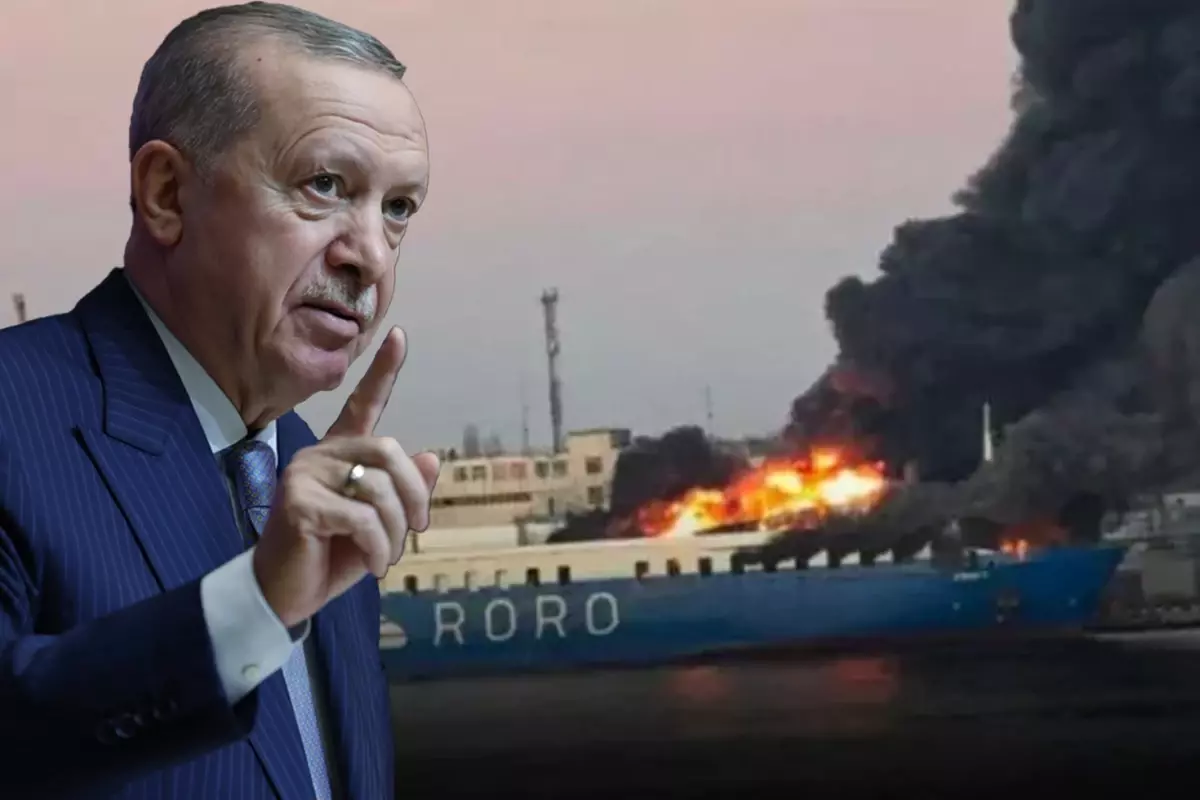 Cumhurbaşkanı Erdoğan'dan Karadeniz'de vurulan gemilerle ilgili iki &uuml;lkeye uyarı