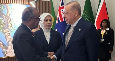 Cumhurbaşkanı Erdoğan, DSÖ Genel Direktörü Tedros’u kabul etti