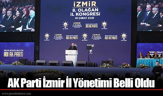 Cumhurbaşkanı Erdoğan İzmir Kongresi'ne Katıldı: Yeni Yönetim Belirlendi