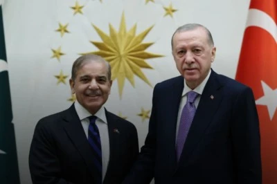 Cumhurbaşkanı Erdoğan, Pakistan Başbakanı Şerif ile görüştü