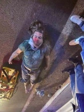 D-100 Karayolu’nda bariyere giren araç alev aldı: 1 ağır yaralı