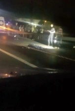 SUV çarptı üzerinden birçok araç geçti