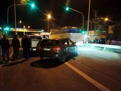 D-650’de zincirleme kaza: Vatandaş o anları spiker gibi anlattı