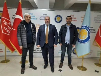 D.Ü Hastaneleri Başhekimi Prof. Dr. Kırbaş’a Nezaket Ziyareti